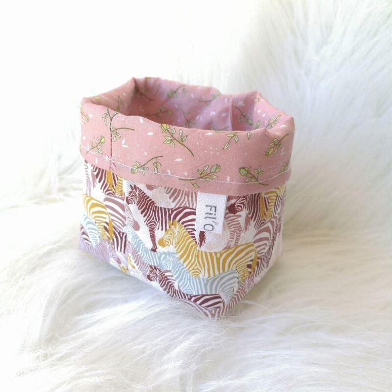 Panière pour lingettes lavables