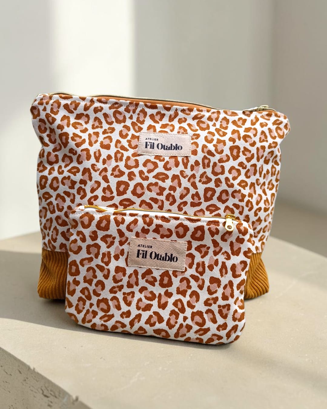 Trousse de toilette léopard – Plusieurs tailles
