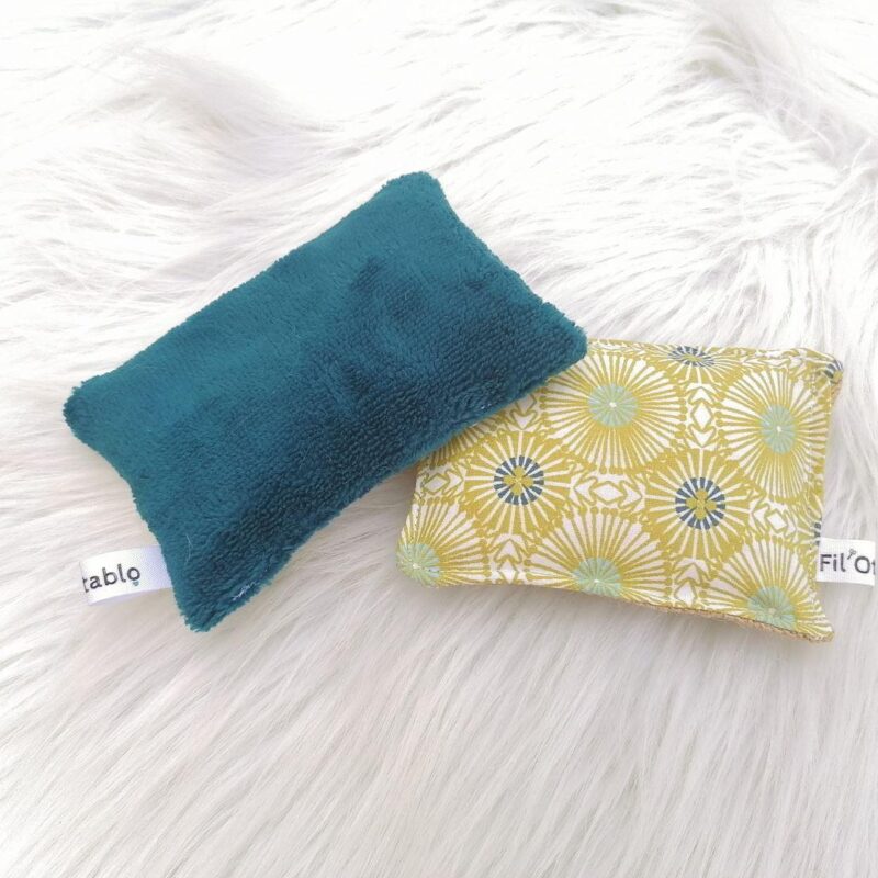 Eponge lavable bambou vert en micro éponge