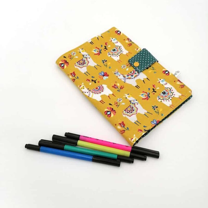 Cahier de coloriage lavable couverture avec feutres