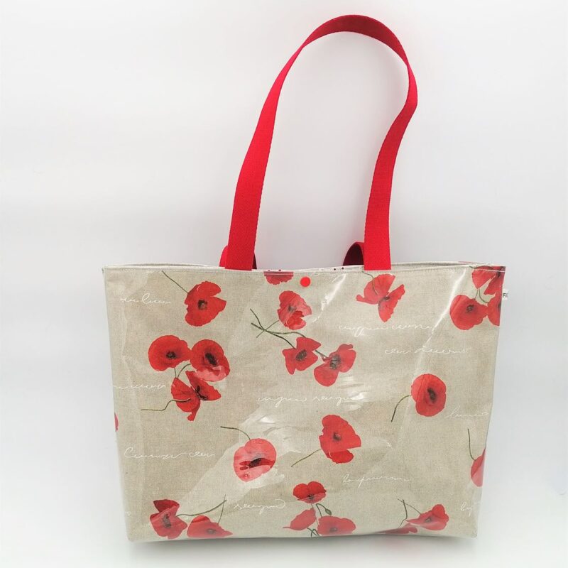 Sac cabas coquelicots