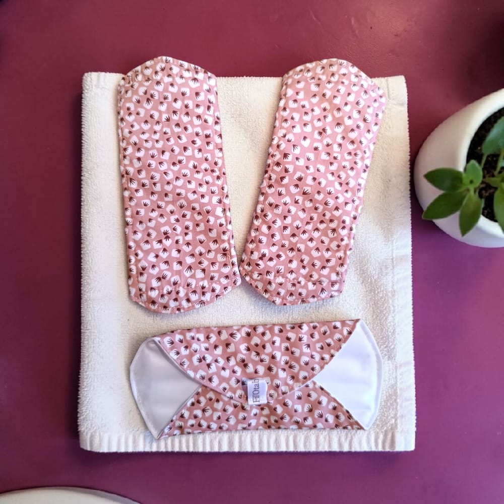 serviette hygiénique lavable flux normal en tissu pour femme et jeune fille réutilisable zéro déchet