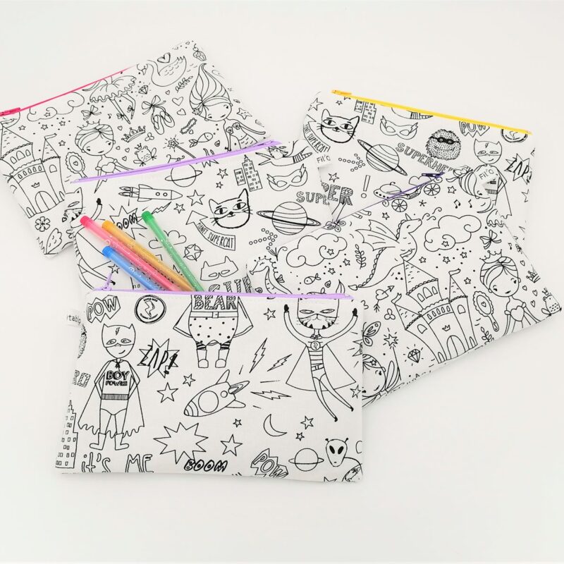 Trousse à colorier plusieurs motifs au choix
