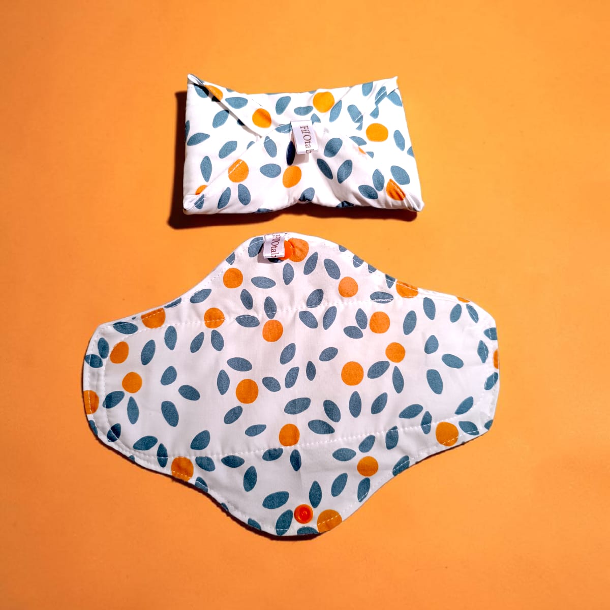 serviette hygiéniquelavable flux abondant protection féminine en coton bio fait main