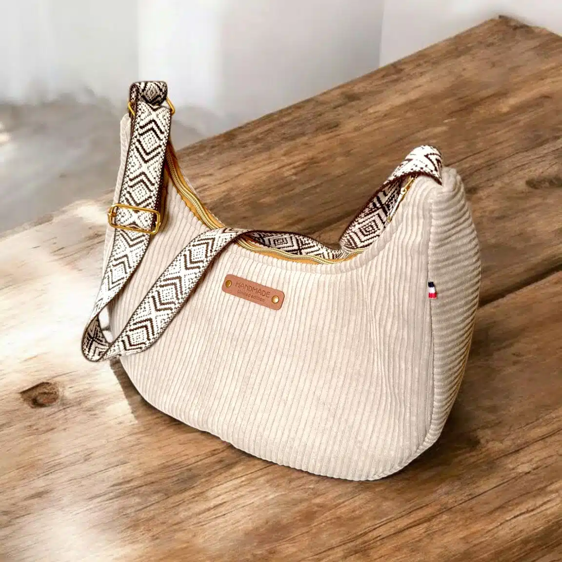 sac lune en velours