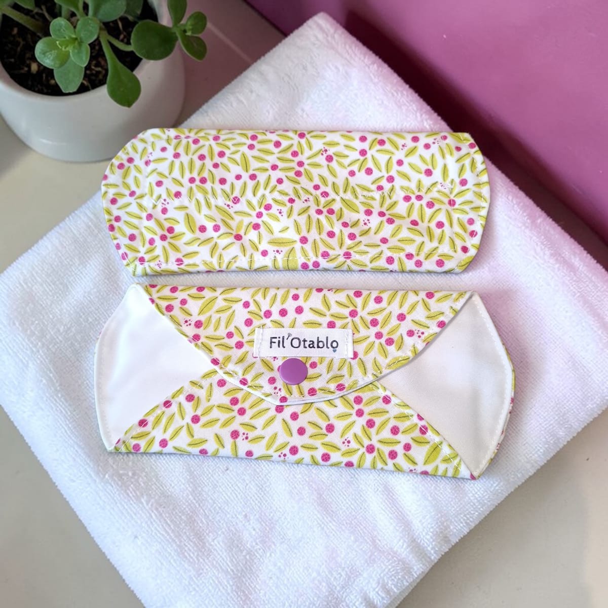 serviette hygiénique lavable flux normal protection pour femme et jeune fille