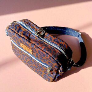 sac bandoulière femme moderne léopard
