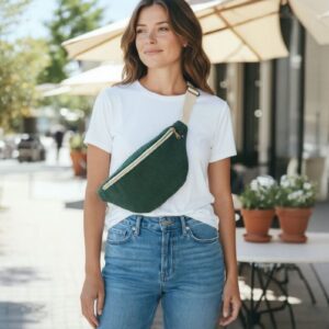 sac banane femme fashion porté en travers