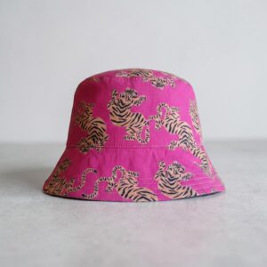 bob fushia rose motif tigres pour femme été