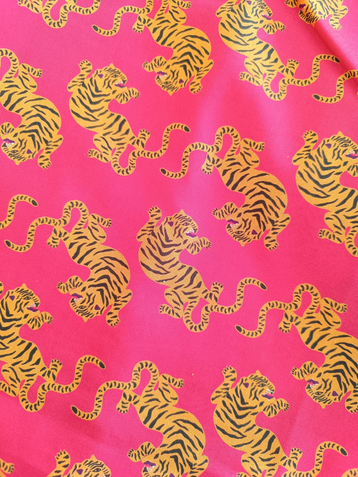 foulard cheveux femme été tendance tigres roses