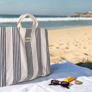 Laver un sac de plage en toile Fil’Otablo après une journée à la plage